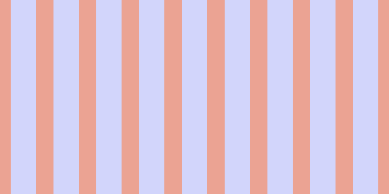 #a8adfa (50%), #eba393 vertical lines, thirty-six pixels wide, fifty-two pixels apart