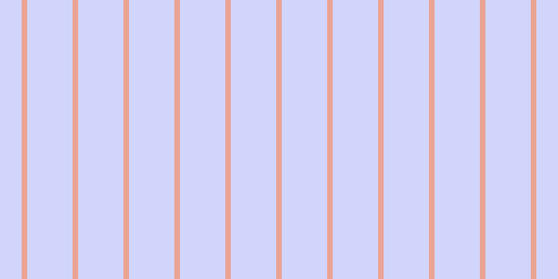 #a8adfa (50%), #eba393 vertical lines, eight pixels wide, sixty-five pixels apart