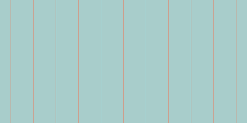 #a8cdcb, #caa393 vertical lines, two pixels wide, seventy-one pixels apart
