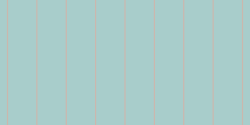#a8cdcb, #eba393 vertical lines, two pixels wide, ninety-two pixels apart