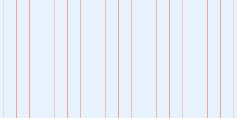 #a8cefa (25%), #eba393 vertical lines, two pixels wide, forty-one pixels apart