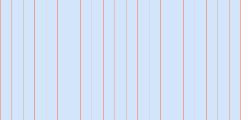 #a8cefa (50%), #eba393 vertical lines, two pixels wide, thirty-six pixels apart