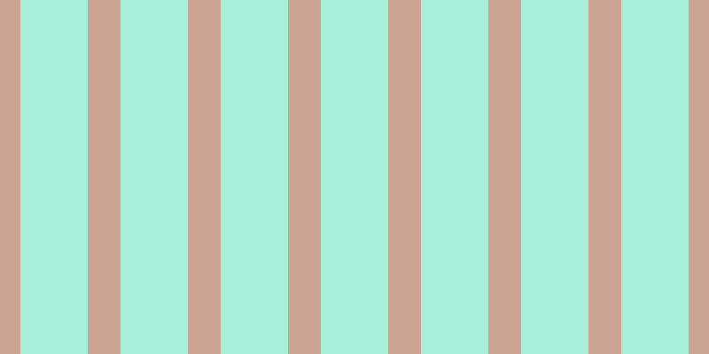 #a8efd9, #caa393 vertical lines, thirty-seven pixels wide, seventy-six pixels apart