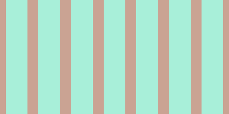 #a8efd9, #caa393 vertical lines, thirty-eight pixels wide, seventy-six pixels apart