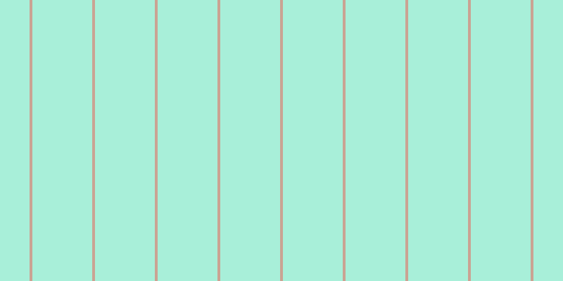 #a8efd9, #caa393 vertical lines, four pixels wide, eighty-five pixels apart