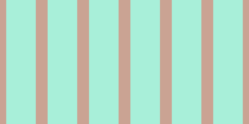#a8efd9, #caa393 vertical lines, thirty-eight pixels wide, ninety-five pixels apart