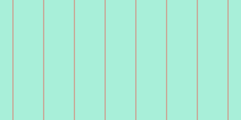 #a8efd9, #caa393 vertical lines, four pixels wide, ninety-eight pixels apart