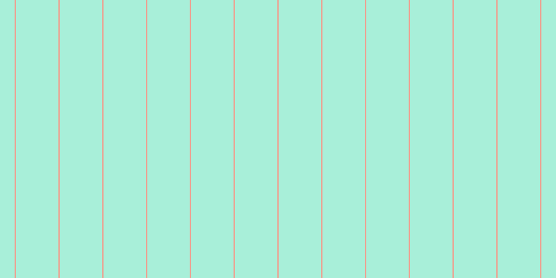 #a8efd9, #eba393 vertical lines, two pixels wide, sixty-one pixels apart