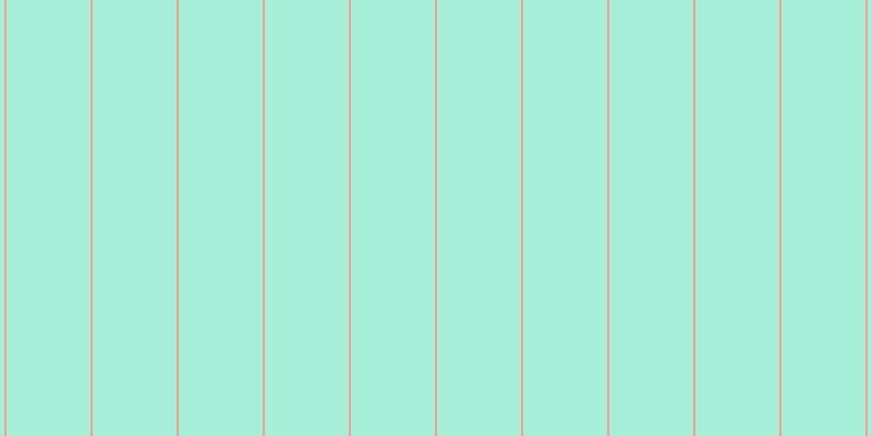 #a8efd9, #eba393 vertical lines, two pixels wide, seventy-seven pixels apart
