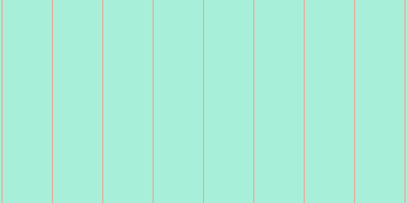 #a8efd9, #eba393 vertical lines, two pixels wide, ninety-seven pixels apart