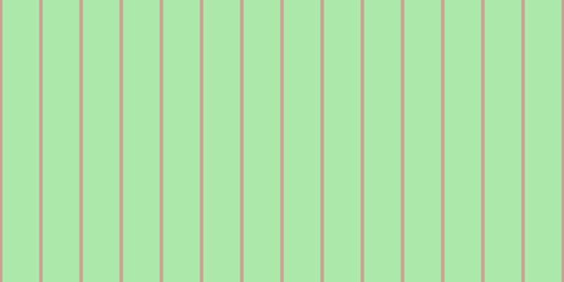 #ace8aa, #caa393 vertical lines, five pixels wide, fifty-two pixels apart