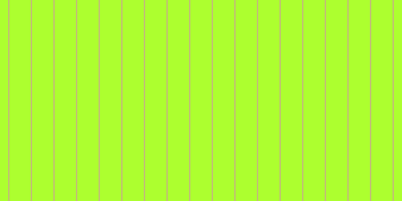 Green yellow, #caa393 vertical lines, two pixels wide, forty-three pixels apart