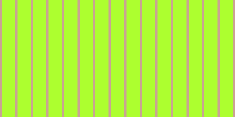 Green yellow, #caa393 vertical lines, eight pixels wide, forty-five pixels apart