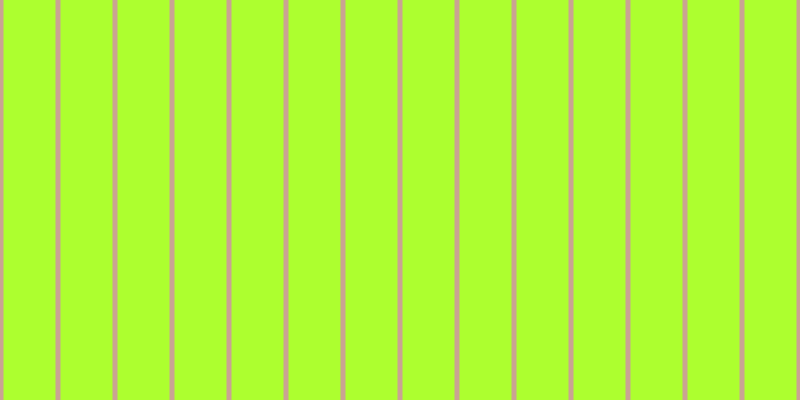 Green yellow, #caa393 vertical lines, five pixels wide, fifty-two pixels apart