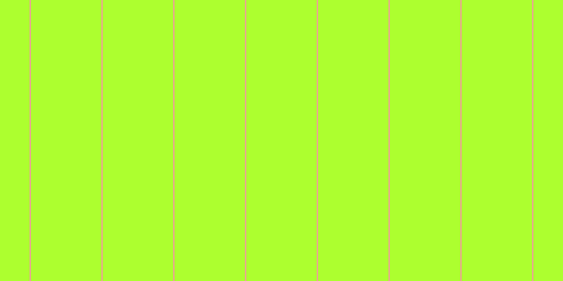 Green yellow, #eba393 vertical lines, two pixels wide, one hundred pixels apart