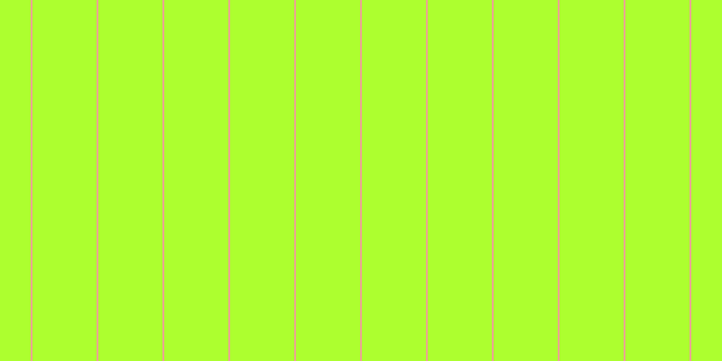 Green yellow, #eba393 vertical lines, two pixels wide, seventy-one pixels apart