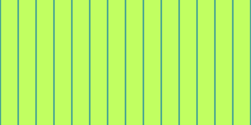 Green yellow (75%), #46a393 vertical lines, five pixels wide, fifty-two pixels apart
