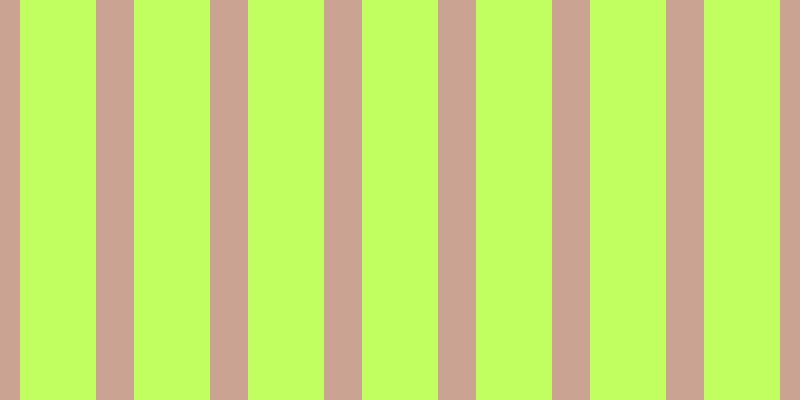 Green yellow (75%), #caa393 vertical lines, thirty-eight pixels wide, seventy-six pixels apart