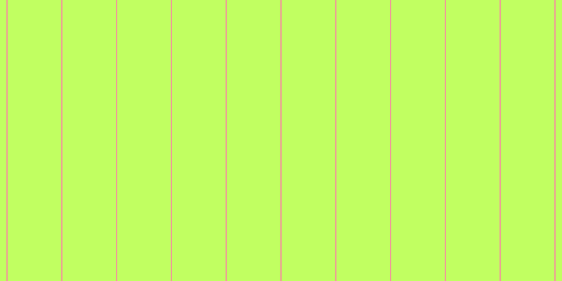 Green yellow (75%), #eba393 vertical lines, two pixels wide, seventy-six pixels apart