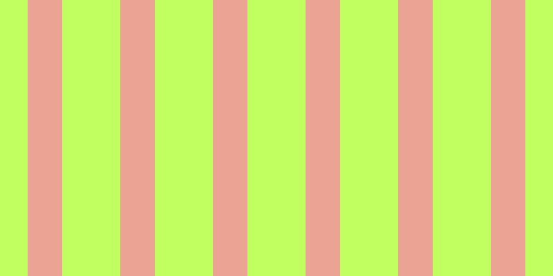 Green yellow (75%), #eba393 vertical lines, fifty pixels wide, eighty-four pixels apart