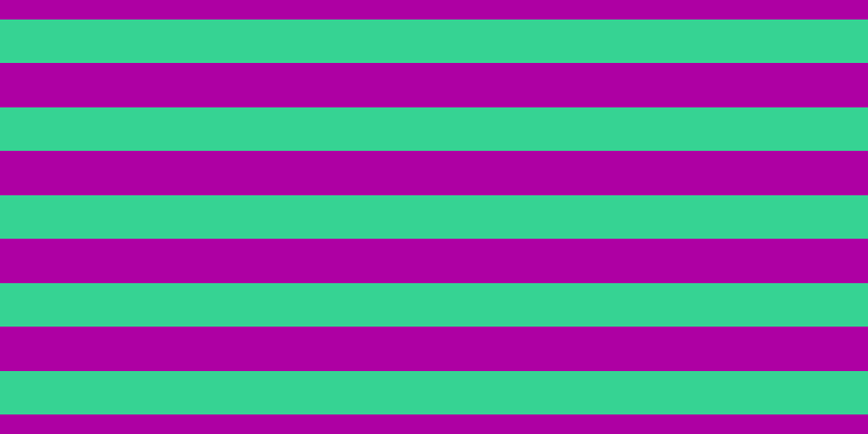 #ae00a3, #36d393 horizontal lines, forty pixels wide, forty-one pixels apart