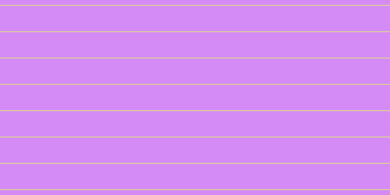 #ae18f0 (50%), #dbd393 horizontal lines, two pixels wide, fifty-two pixels apart