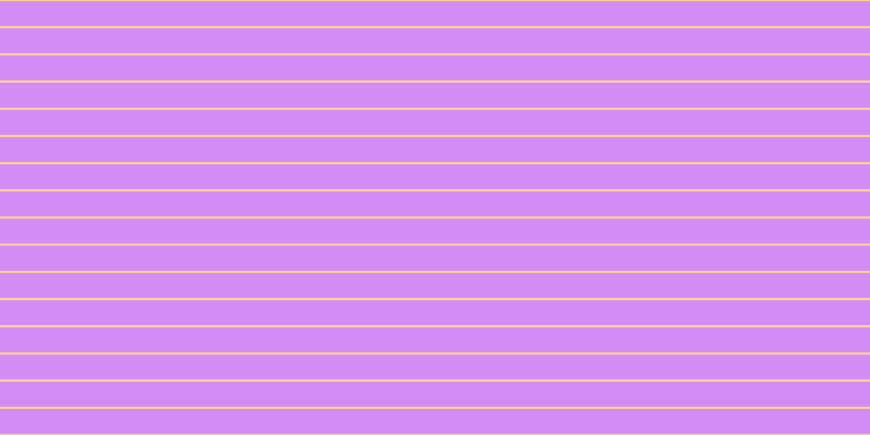#ae18f0 (50%), #fcd393 horizontal lines, two pixels wide, twenty-three pixels apart