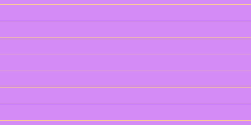 #ae18f0 (50%), #fcd393 horizontal lines, one pixels wide, fifty-two pixels apart