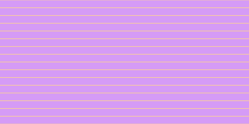 #ae39f0 (50%), #fcd393 horizontal lines, two pixels wide, twenty-three pixels apart