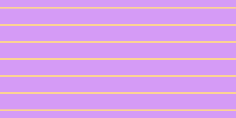 #ae39f0 (50%), #fcd393 horizontal lines, six pixels wide, fifty-two pixels apart