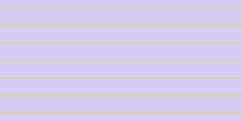 #ae9cf0 (50%), #dbd393 horizontal lines, six pixels wide, fifty-two pixels apart