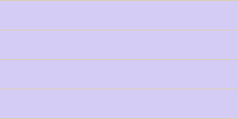 #ae9cf0 (50%), #dbd393 horizontal lines, two pixels wide, ninety-seven pixels apart