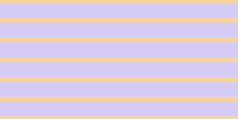 #ae9cf0 (50%), #fcd393 horizontal lines, fourteen pixels wide, fifty-two pixels apart