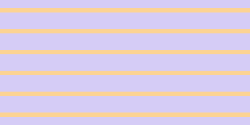 #ae9cf0 (50%), #fcd393 horizontal lines, fifteen pixels wide, fifty-two pixels apart