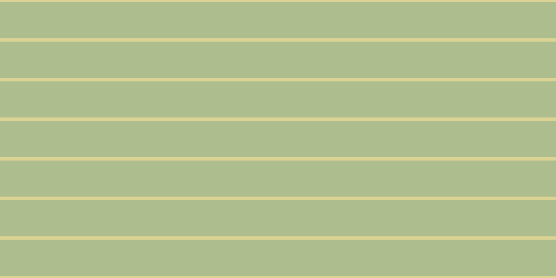 #aebd8d, #dbd393 horizontal lines, five pixels wide, fifty-two pixels apart