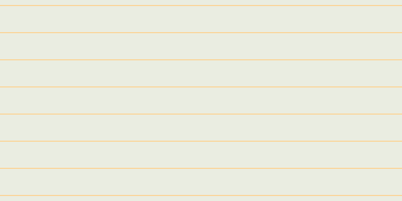 #aebd8d (25%), #fcd393 horizontal lines, two pixels wide, fifty-two pixels apart