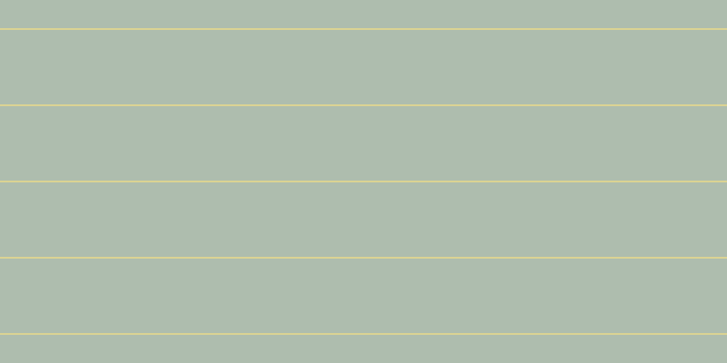 #aebdae, #dbd393 horizontal lines, two pixels wide, eighty-two pixels apart