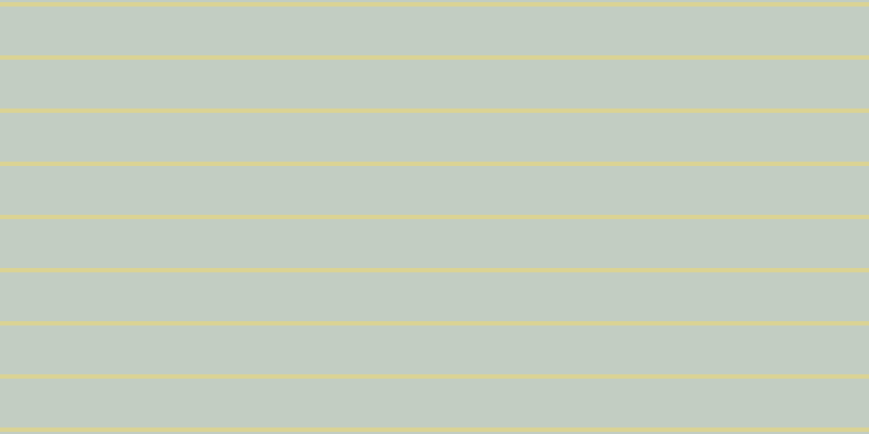 #aebdae (75%), #dbd393 horizontal lines, four pixels wide, forty-five pixels apart