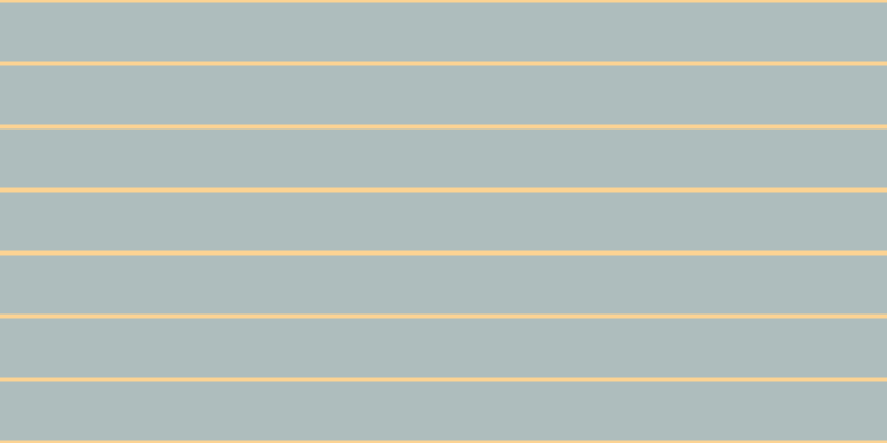 #aebdbd, #fcd393 horizontal lines, four pixels wide, fifty-three pixels apart