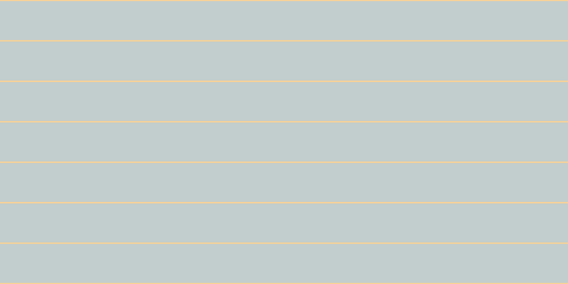#aebdbd (75%), #fcd393 horizontal lines, two pixels wide, fifty-five pixels apart