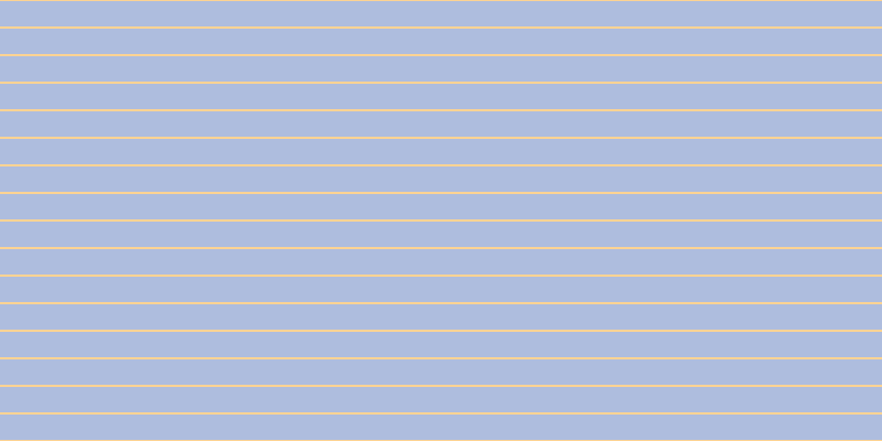 #aebdde, #fcd393 horizontal lines, two pixels wide, twenty-three pixels apart