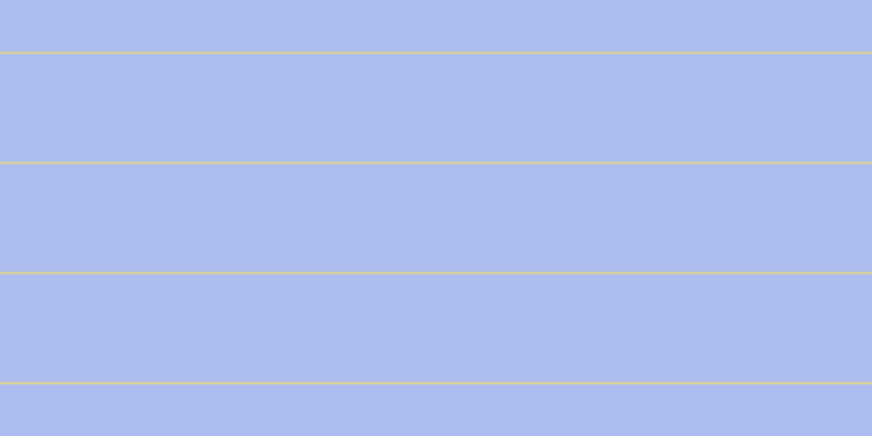 #aebdf0, #dbd393 horizontal lines, two pixels wide, ninety-nine pixels apart