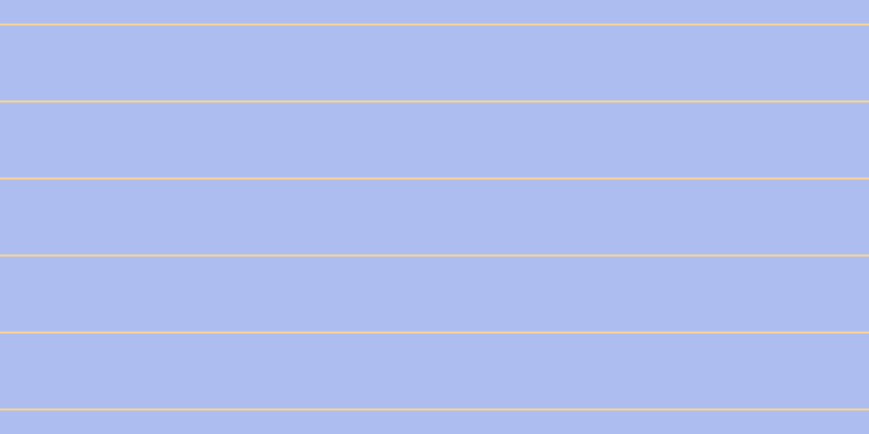 #aebdf0, #fcd393 horizontal lines, two pixels wide, sixty-nine pixels apart