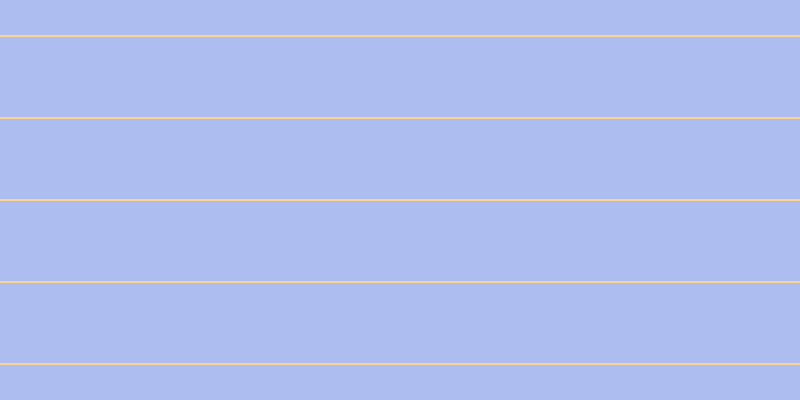 #aebdf0, #fcd393 horizontal lines, two pixels wide, eighty pixels apart