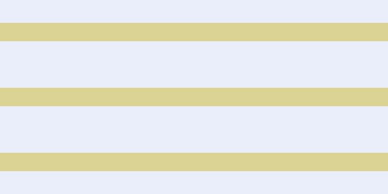 #aebdf0 (25%), #dbd393 horizontal lines, thirty-eight pixels wide, ninety-six pixels apart