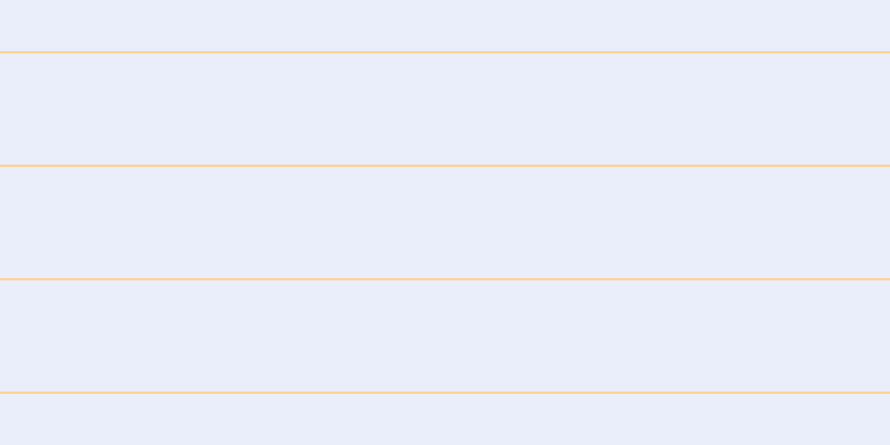 #aebdf0 (25%), #fcd393 horizontal lines, two pixels wide, one hundred pixels apart