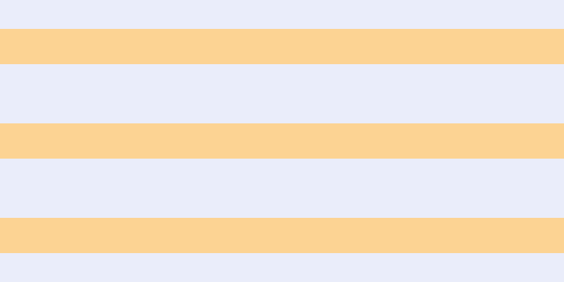 #aebdf0 (25%), #fcd393 horizontal lines, fifty pixels wide, eighty-four pixels apart