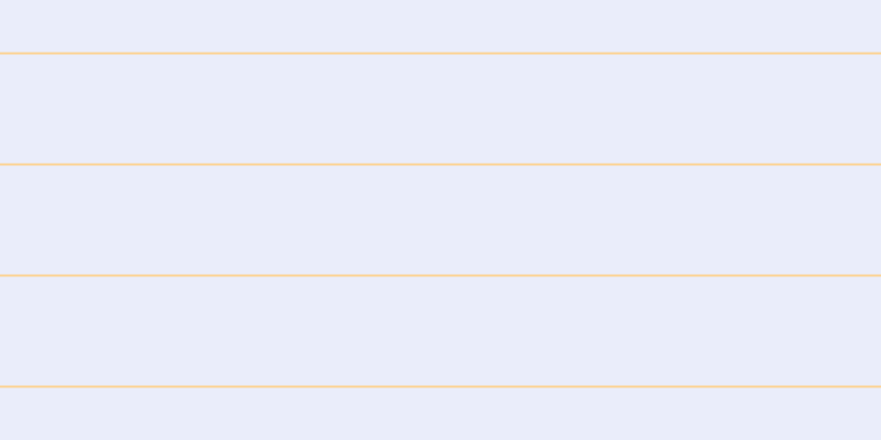 #aebdf0 (25%), #fcd393 horizontal lines, two pixels wide, ninety-nine pixels apart