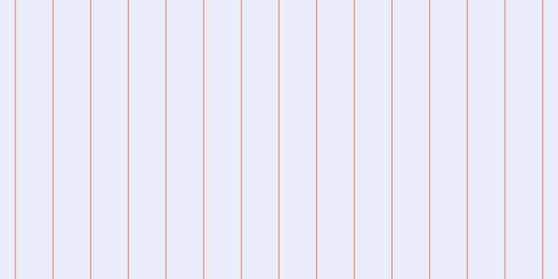 #aebdf0 (25%), #eba393 vertical lines, two pixels wide, fifty-two pixels apart