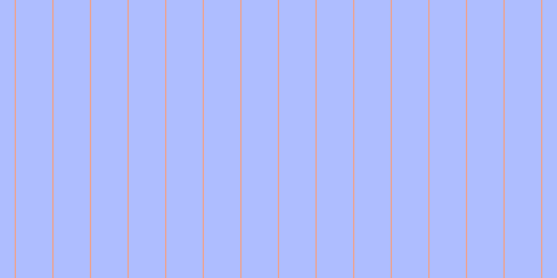 #aebdff, #eba393 vertical lines, two pixels wide, fifty-two pixels apart